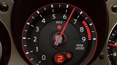Nissan 370Z Coupe car tachometer